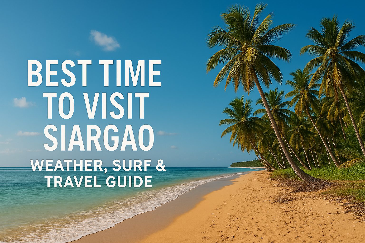 Best Time to Visit Siargao: Weather, Surf & Travel Guide