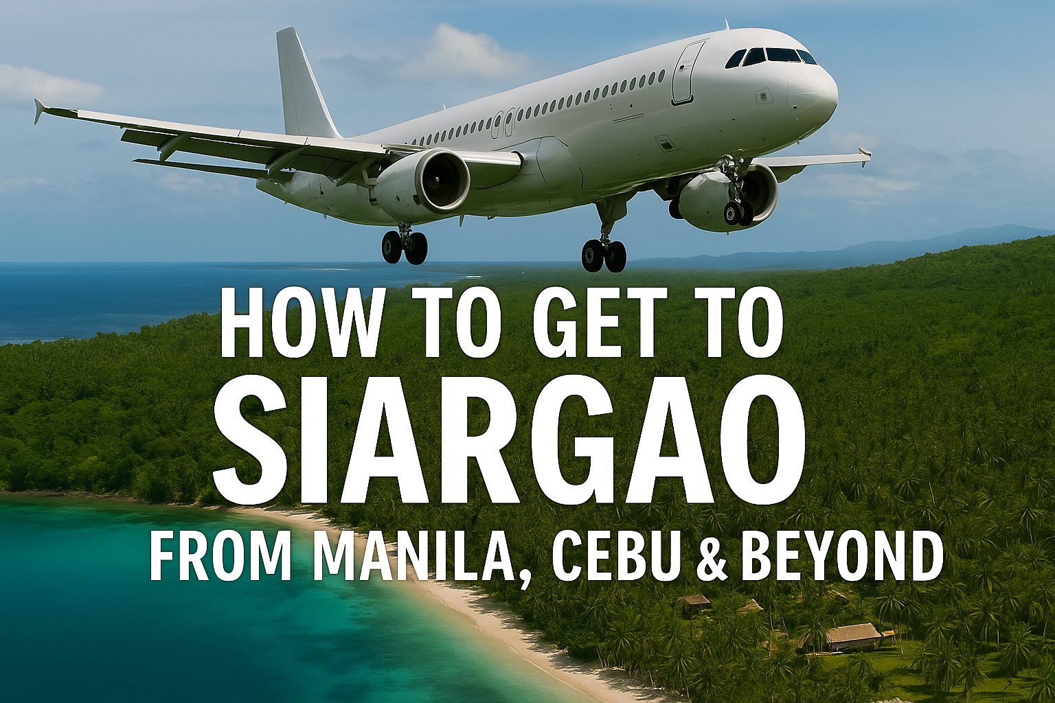How to Get to Siargao from Manila, Cebu & Beyond