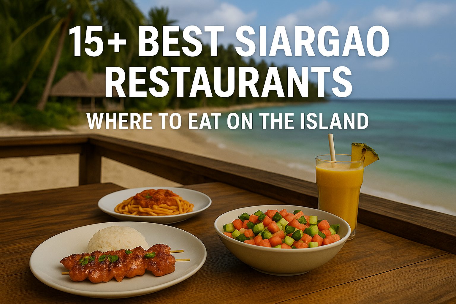 15+ Best Siargao Restaurants: Where to Eat on the Island