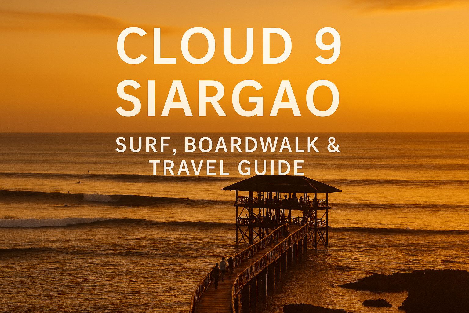 Cloud 9 Siargao- Surf, Boardwalk & Travel Guide