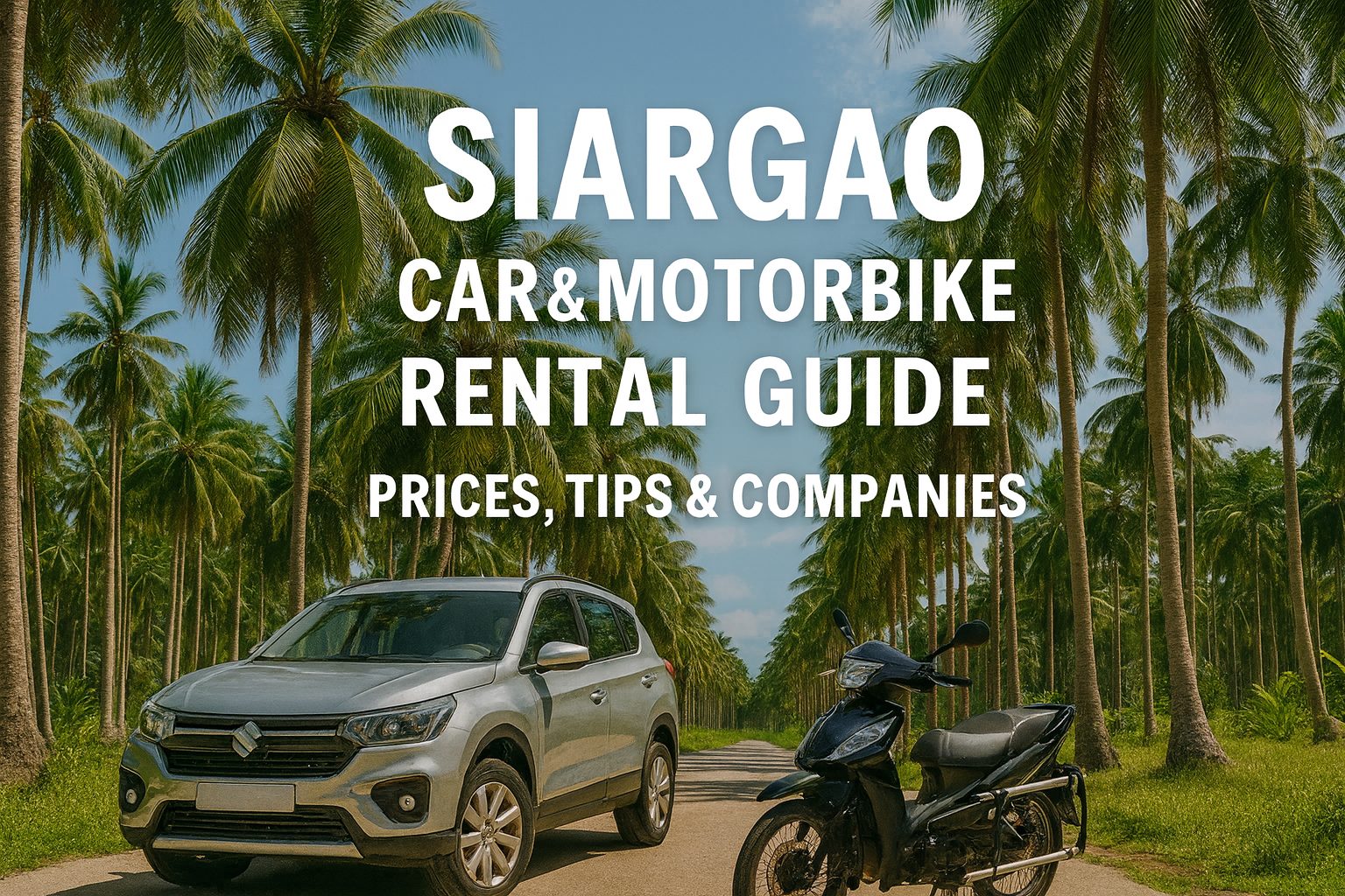 Siargao Car Rental & Motorbike Rental Guide: Prices, Tips, & Companies