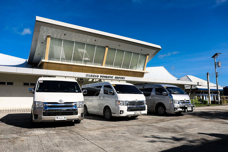Van Rentals at Siargao Airport
