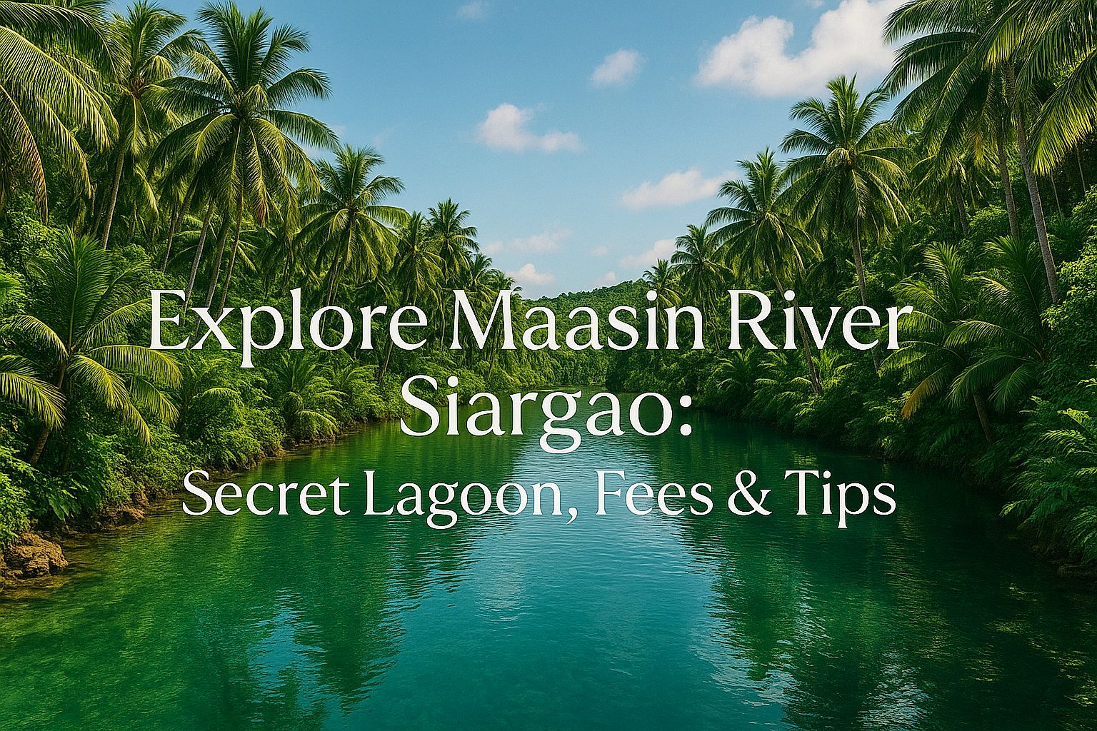 Explore Maasin River Siargao: Secret Lagoon, Fees & Tips