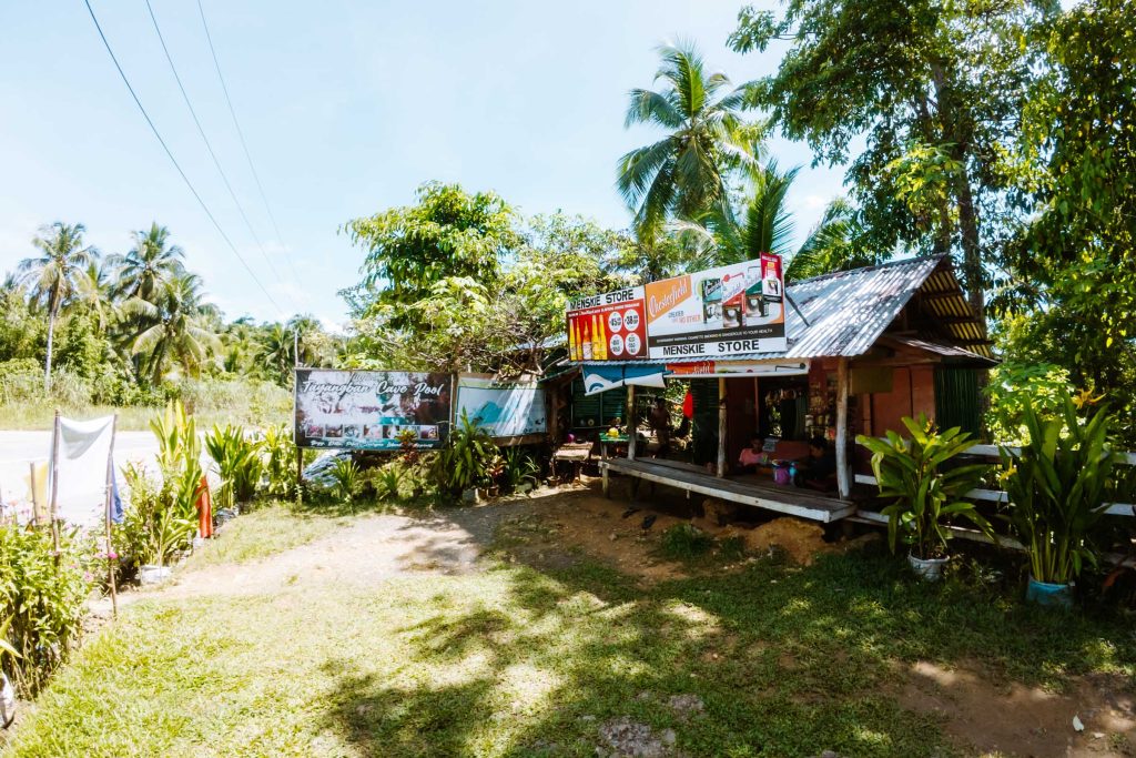 Sari Sari Store at Tayangban Cave Pool Siargao